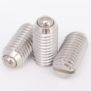 Stainless Steel 304 Slotted Cylindrical-head Ball-point Set Screw -Slotted Spring Ball-Plunger Screw