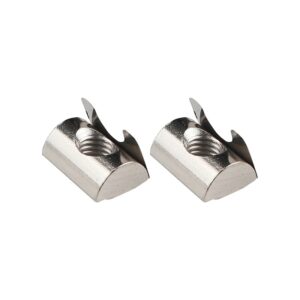 4040 Series T Slot Nut Roll-in Spring - Spring Sheet Loaded Elastic Nut Carbon Steel for 4040 Series Aluminum Extrusion Profile