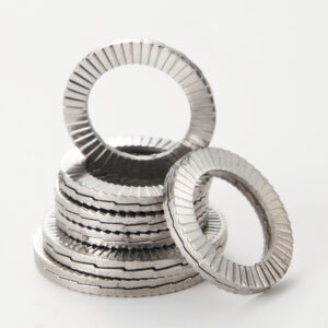 304 Stainless Steel DIN25201 Double Deck Wedge Self Locking Washer Gasket Loose Proof