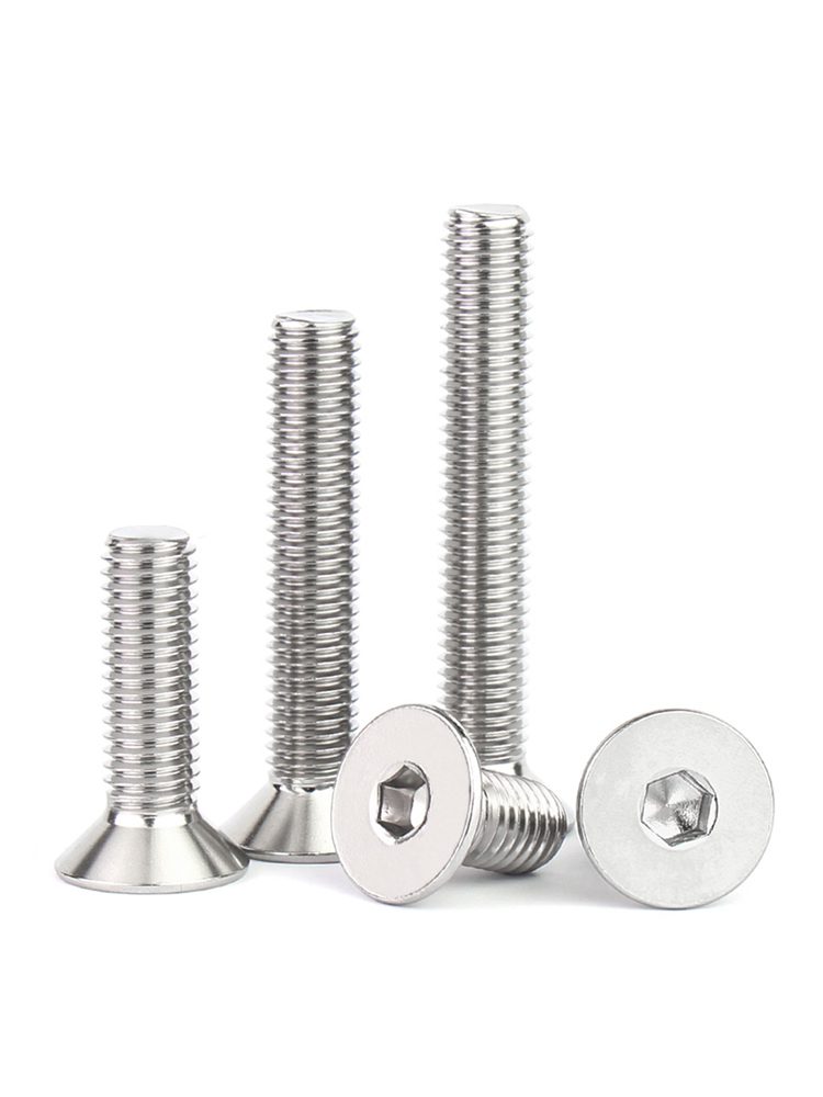 Flat Socket Head Screw-304 Stainless Steel 18-18 -Countersunk Bolt