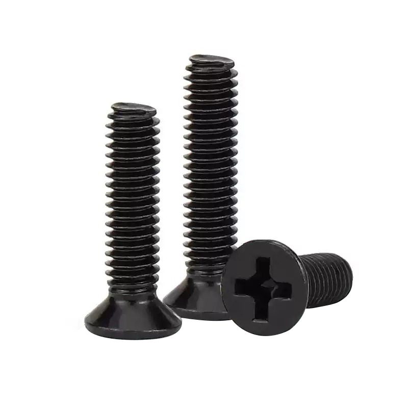 Flat Countersunk Head Machine Screw Phillips Cross Screw Alloy Steel Fastener Bolt