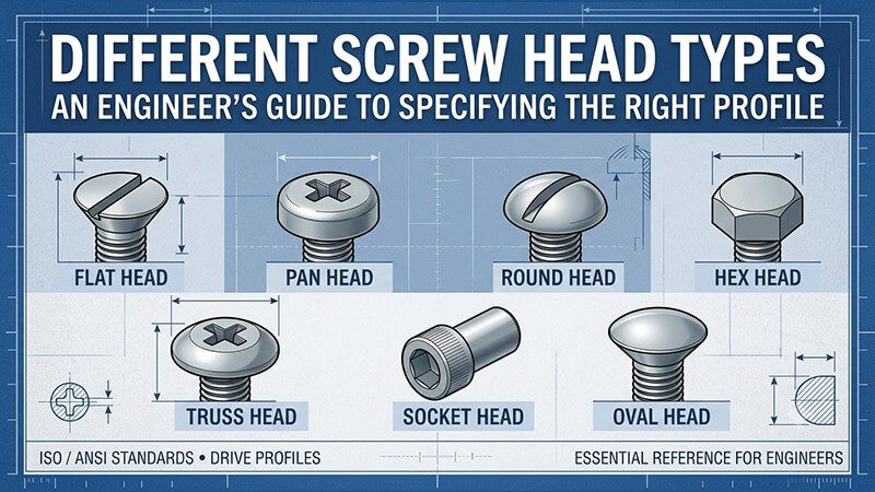 Different Screw Head Types