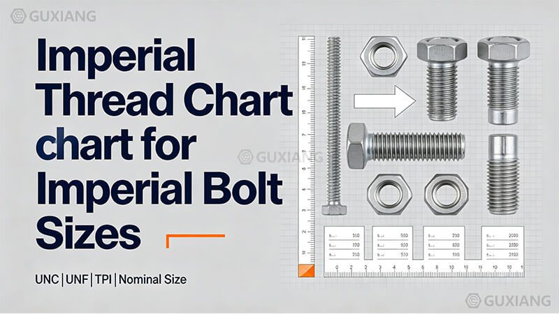 Imperial Thread Chart for Imperial Bolt Sizes