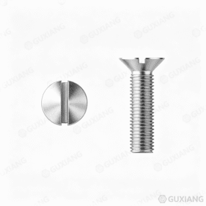 Slotted फ्लैट हेड मशीन स्क्रू दीन 963