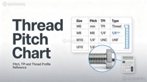 Thread Pitch Chart