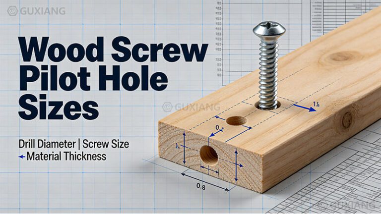 Wood Screw Pilot Hole Sizes