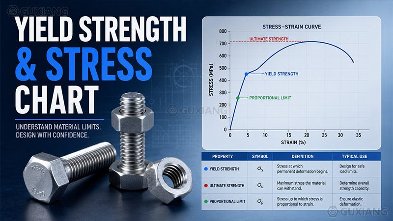 Yield Strength & Stress Chart