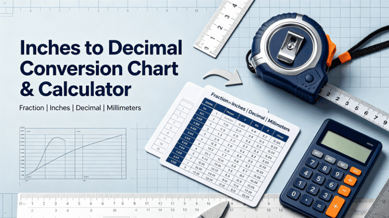inches to decimal conversion
