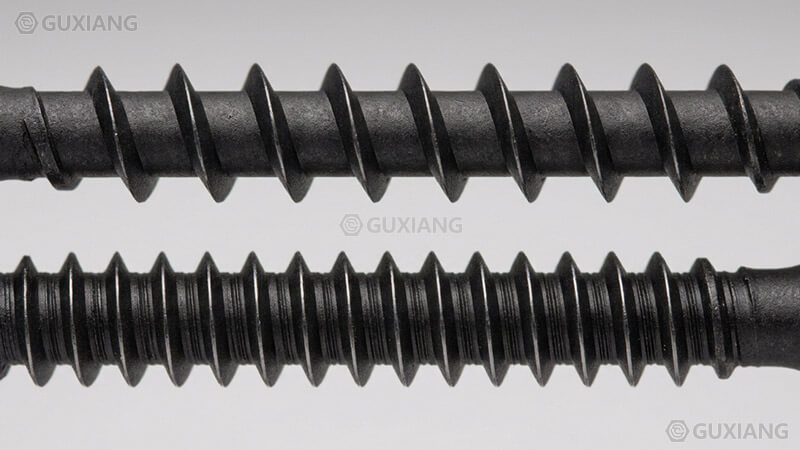 Coarse wood thread versus fine steel thread on drywall screws