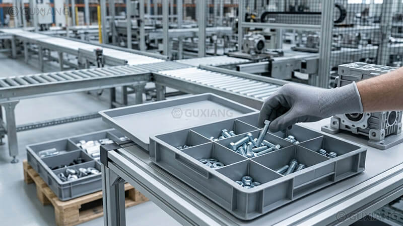 Hexagon-head-bolt---Incoming-material-for-assembly-line-entry