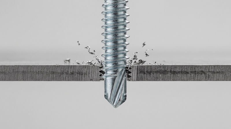 Self-drilling screws drill and tap in a single pass